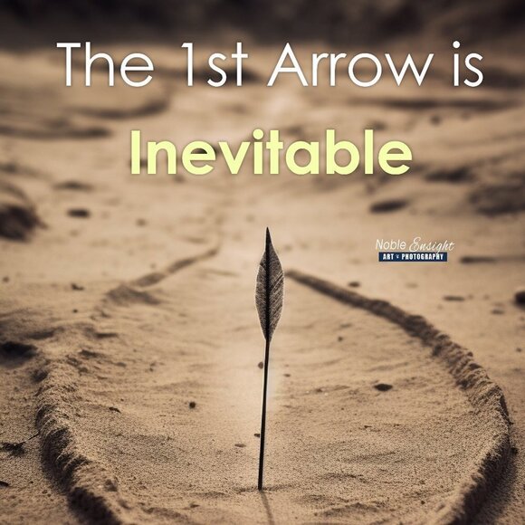 8x10 Buddhist Two Arrows Wise Quote Creative‎ Art Print - Picture 3 of 4